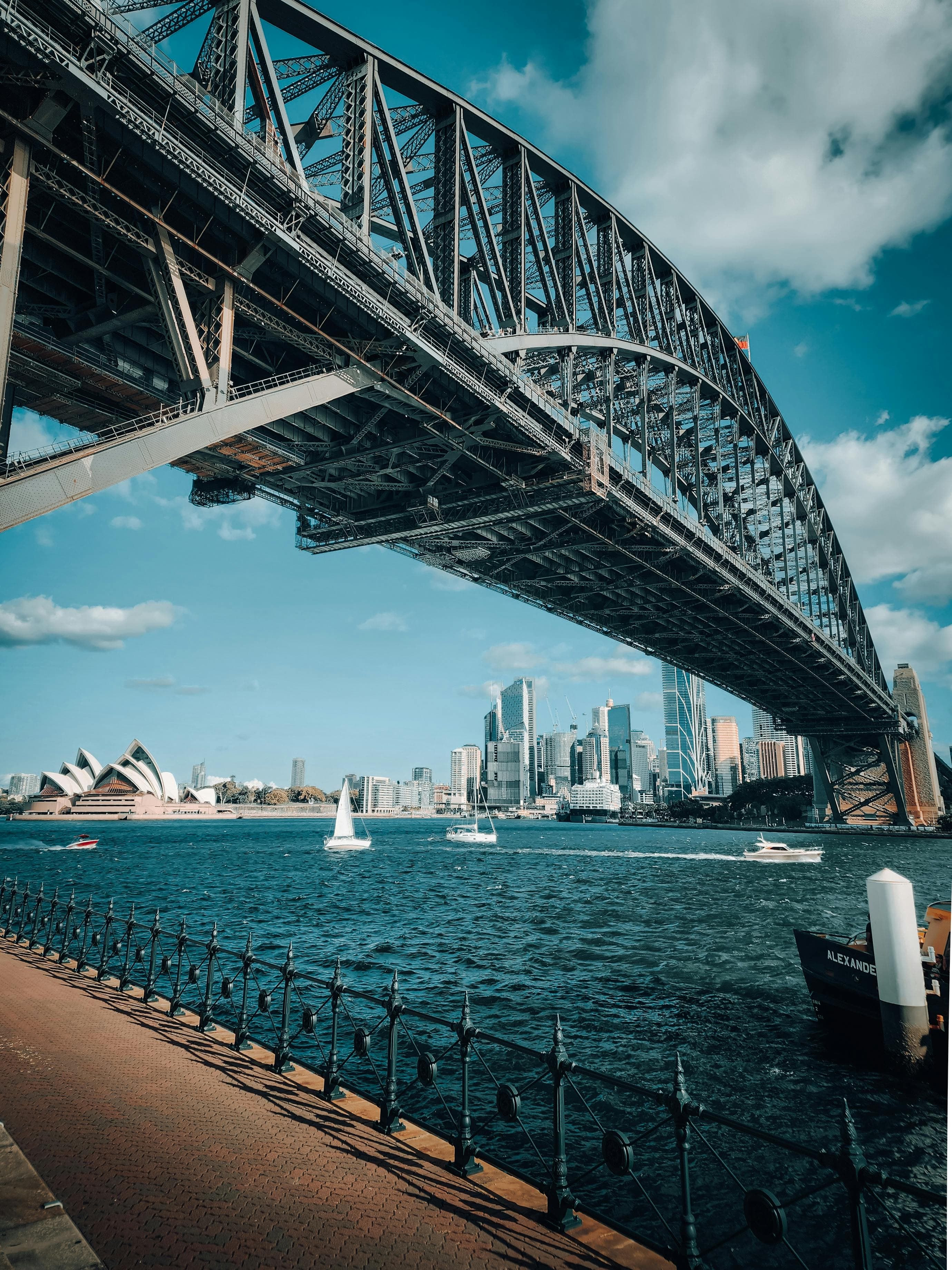 Sydney Harbour and skyline in Australia